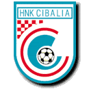 Флаг на футболен отбор домакин Цибалия