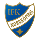 Флаг на футболен отбор домакин Норкьопинг
