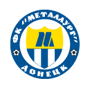 Флаг на футболен отбор домакин Металург Донецк